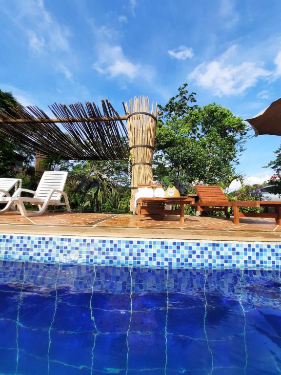 Bassein majutusasutuses Sendero del Rio Finca Hotel või selle lähedal