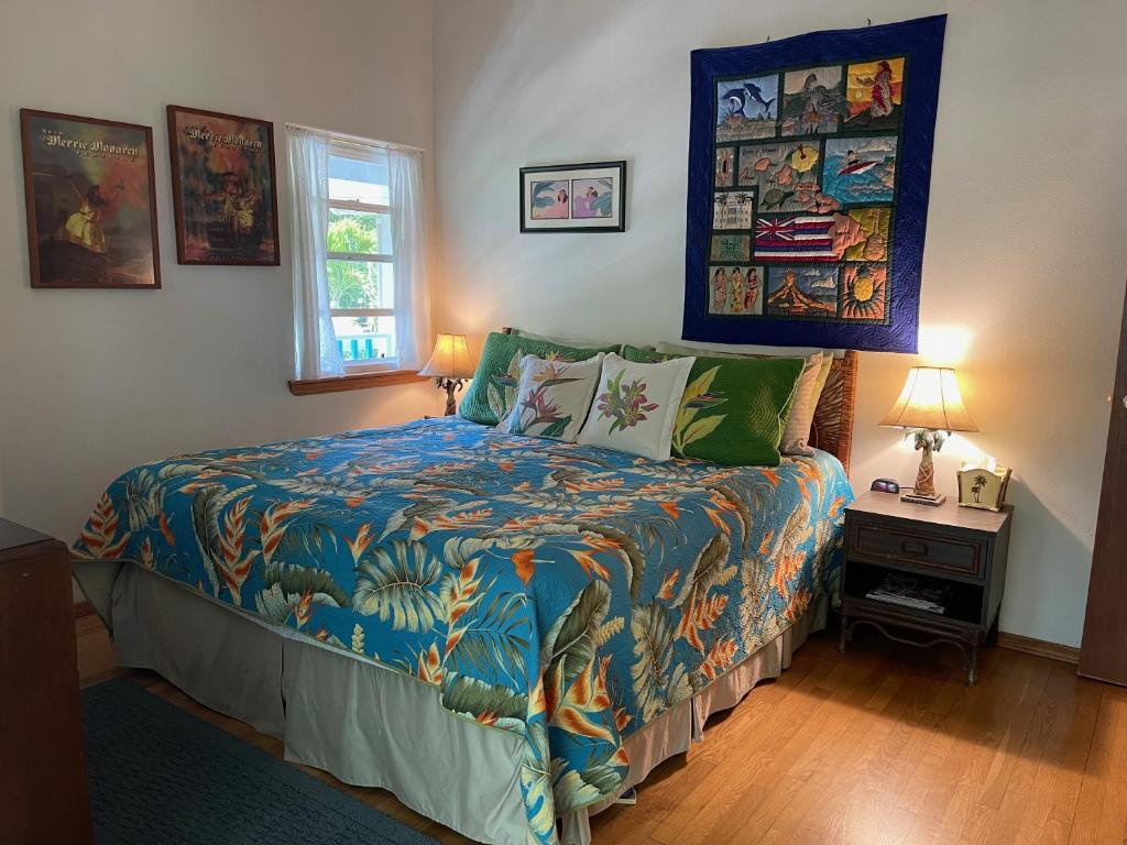 Ein Bett oder Betten in einem Zimmer der Unterkunft Ala Kai Bed and Breakfast