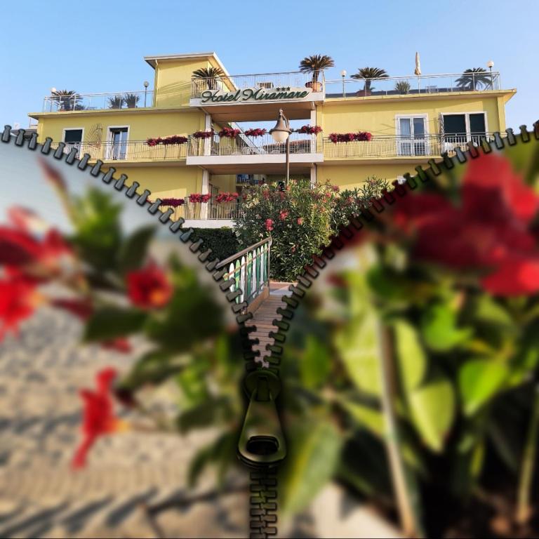 Balkón nebo terasa v ubytování Hotel Miramare