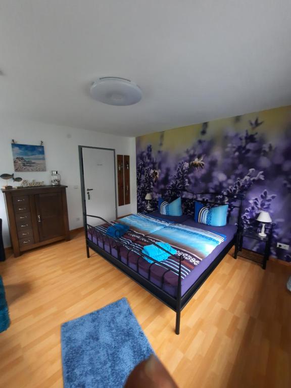 Postel nebo postele na pokoji v ubytování Haus Steffi