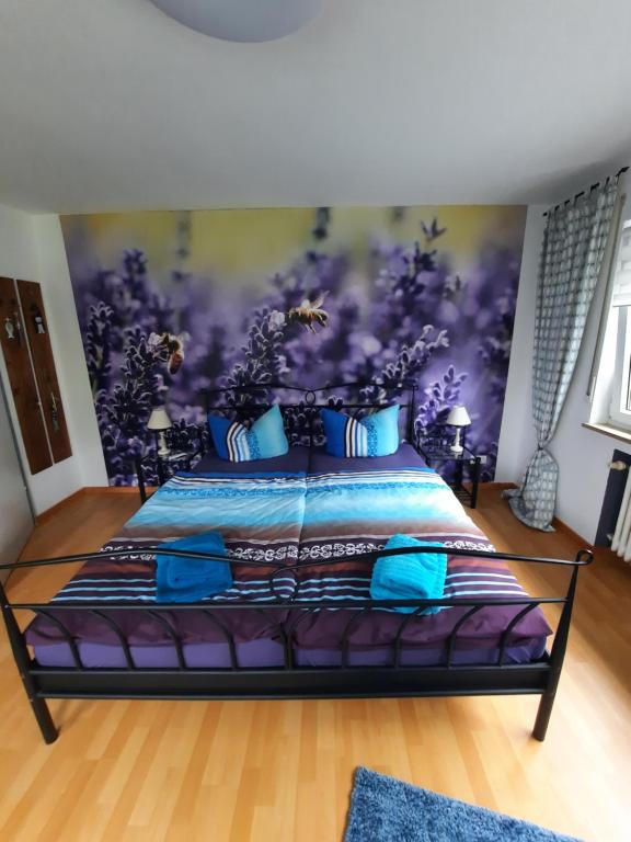 Postel nebo postele na pokoji v ubytování Haus Steffi