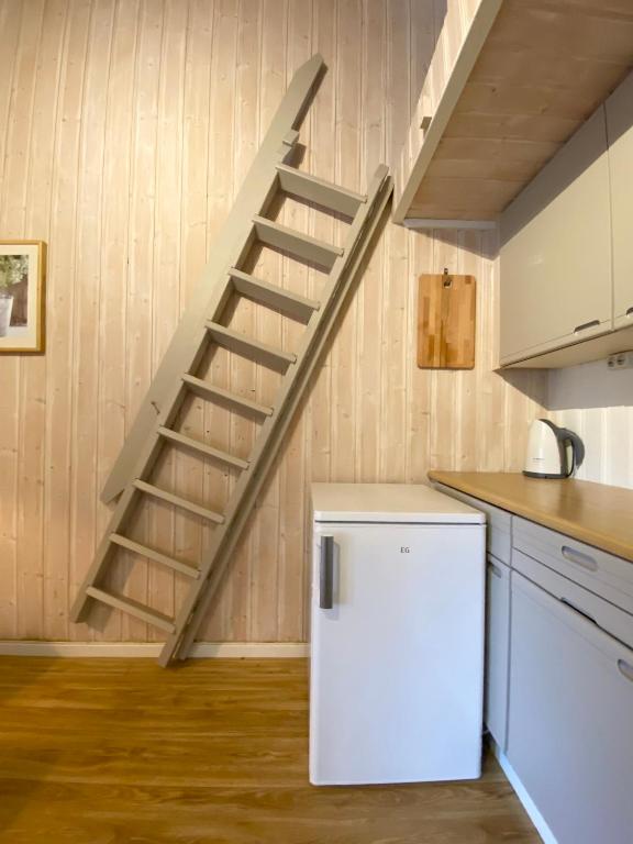 Kuchyň nebo kuchyňský kout v ubytování Vennebo - Koselig liten hytte med alle fasiliteter