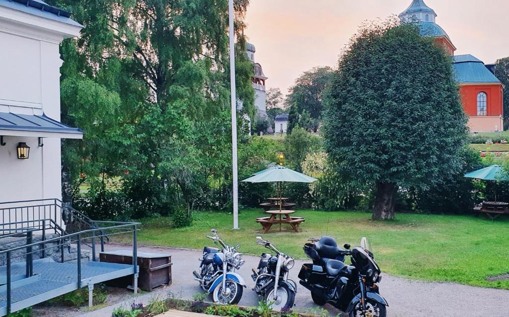 Zahrada ubytování Prästgården Hotell & Bryggeri