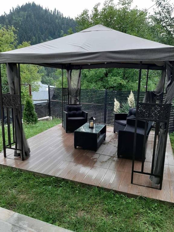 Zahrada ubytování Green Villa Tsaghveri