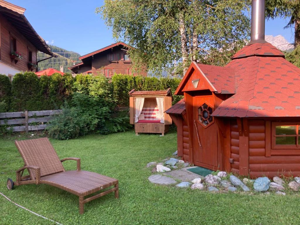 Zahrada ubytování Chalet Karin