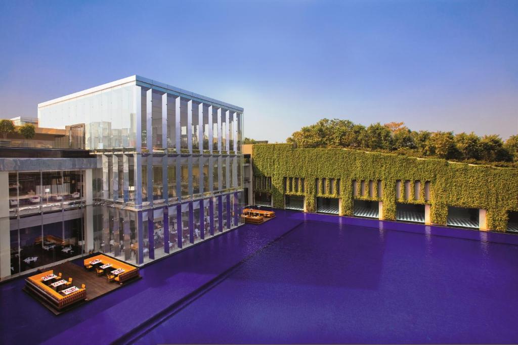 The swimming pool at or close to The Oberoi Gurgaon