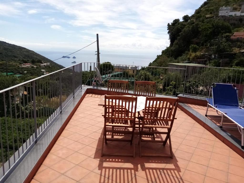 A balcony or terrace at Casa Angelina