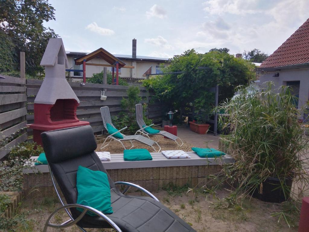 Zahrada ubytování Ferienhaus Badetz