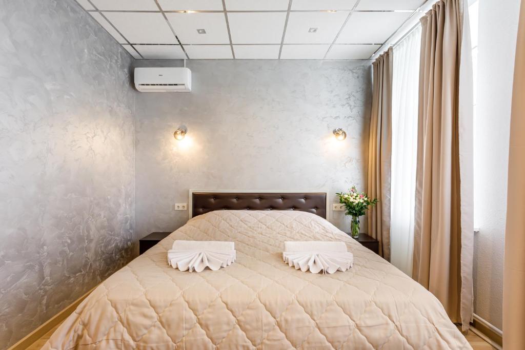 
Кровать или кровати в номере Отель Заречье
