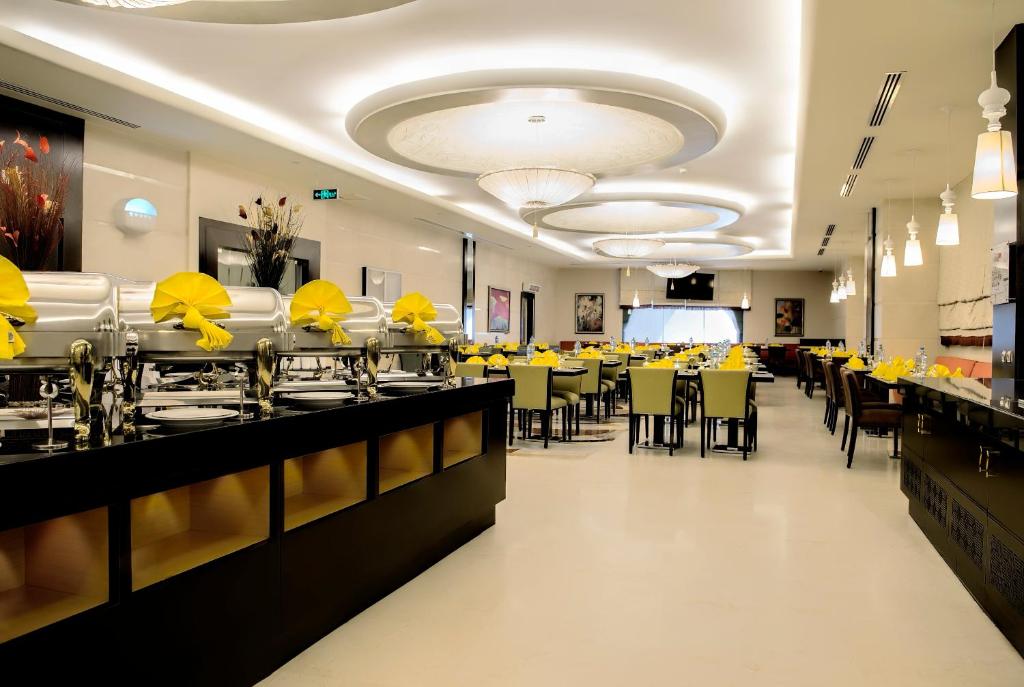 Restaurace v ubytování Al Ghufran Safwah Hotel Makkah
