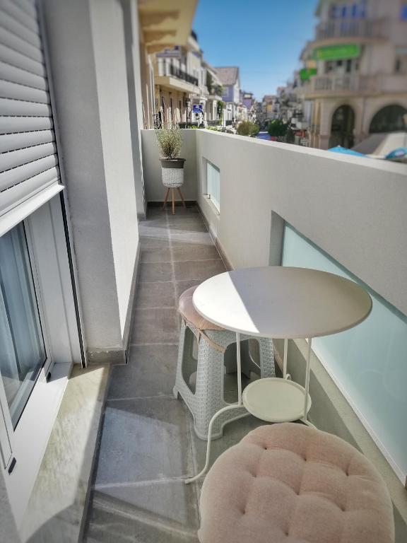 Balkón alebo terasa v ubytovaní Cosy Retro Apartment