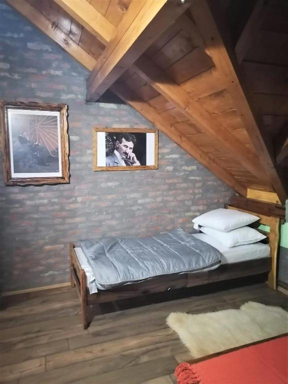 Postel nebo postele na pokoji v ubytování Kućerak X