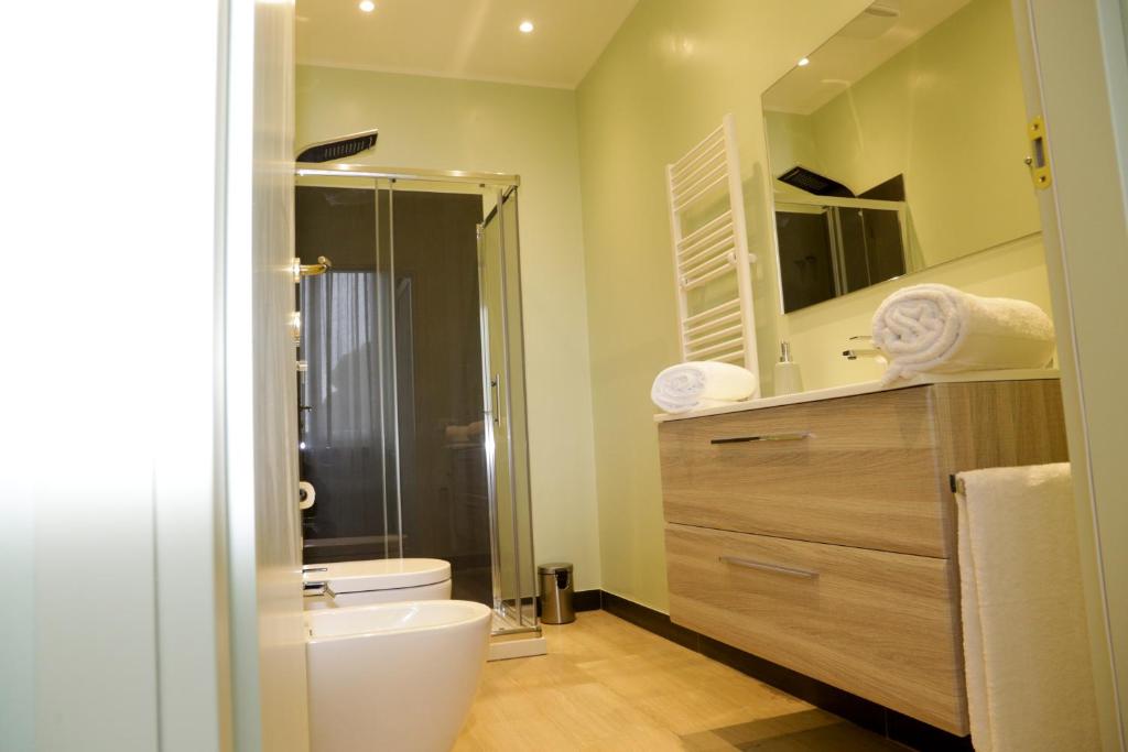 Koupelna v ubytování Ad Astra Rooms