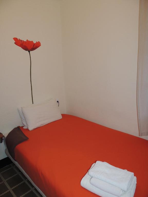 Cama o camas de una habitación en Fonda Can Fasersia