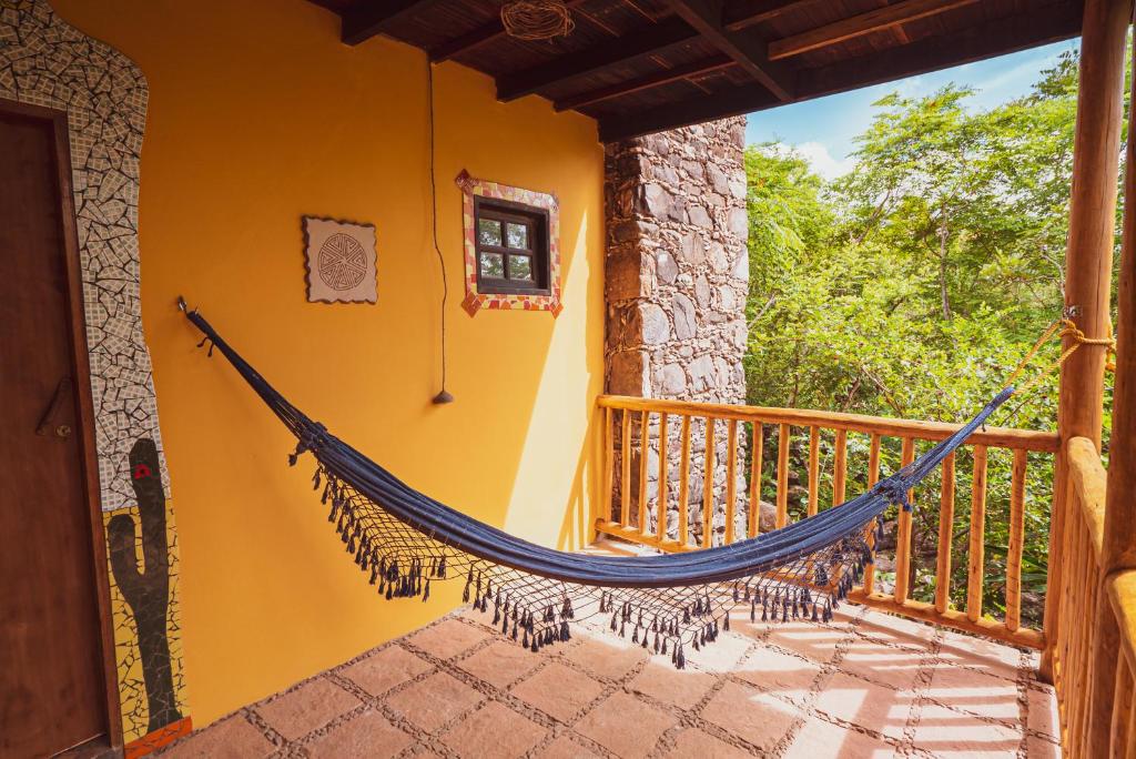 Uma varanda ou terraço em Pousada Alto do Cajueiro