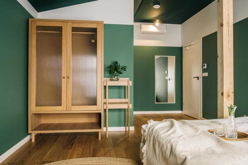 Posteľ alebo postele v izbe v ubytovaní Apartamenty Las