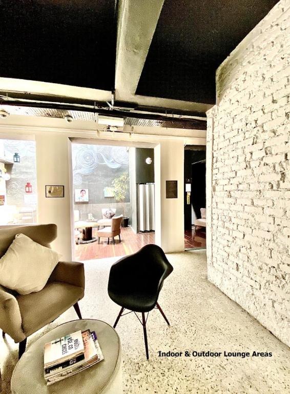 Posezení v ubytování Kim Haus Loft