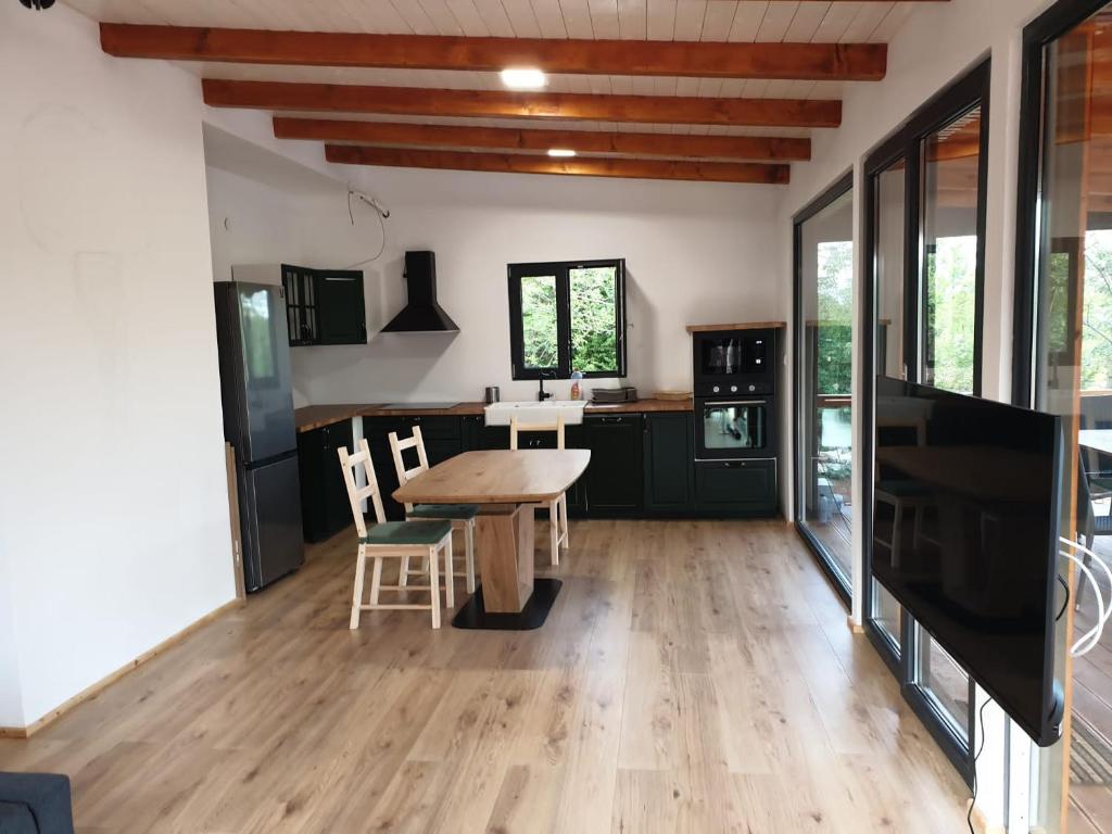 Kuchyň nebo kuchyňský kout v ubytování Luxury mobile villa Melody