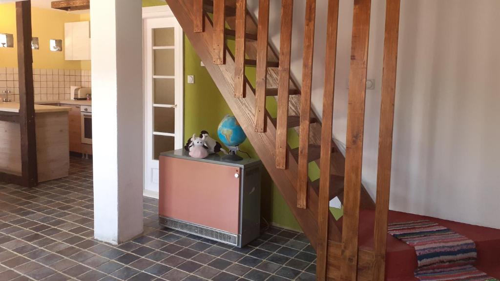 Kuchyň nebo kuchyňský kout v ubytování Village house Moo Moo