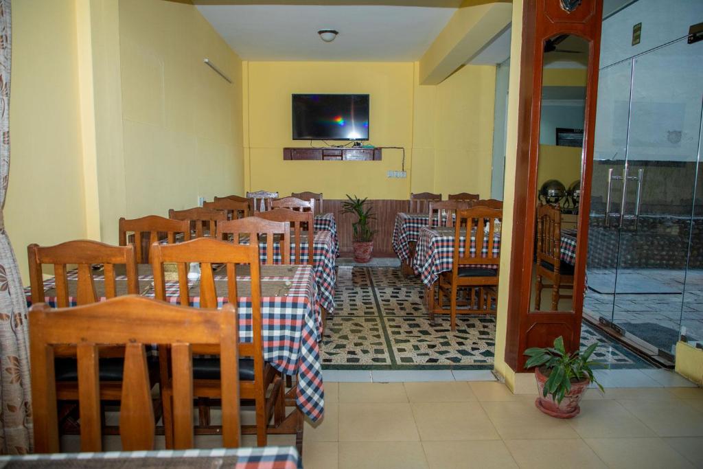 Ruang duduk di Hotel Bougainvillea