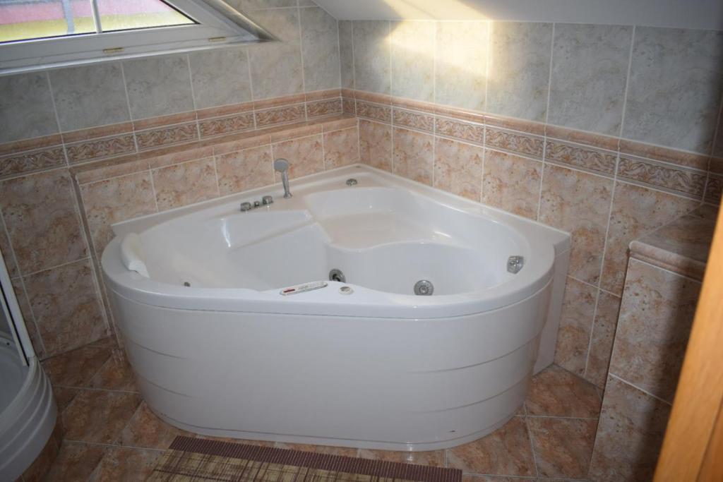 Koupelna v ubytování Comenius Apartments - Apartmány na rohu