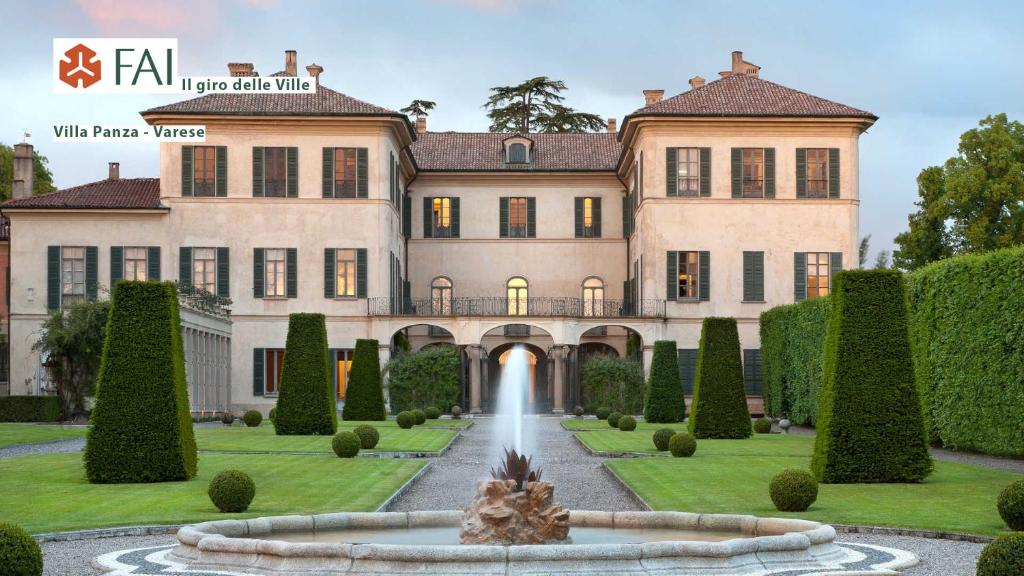 Zahrada ubytování Antico Borgo Sanda Lago Maggiore