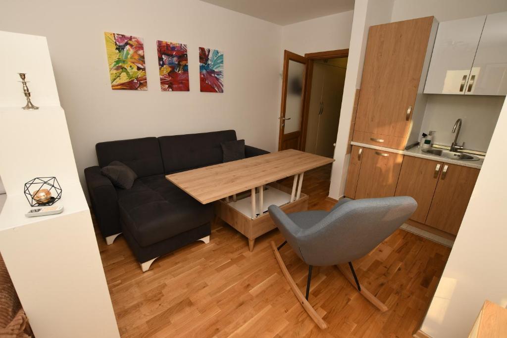 Kuhinja ili čajna kuhinja u objektu Sky Way Studio Apartment