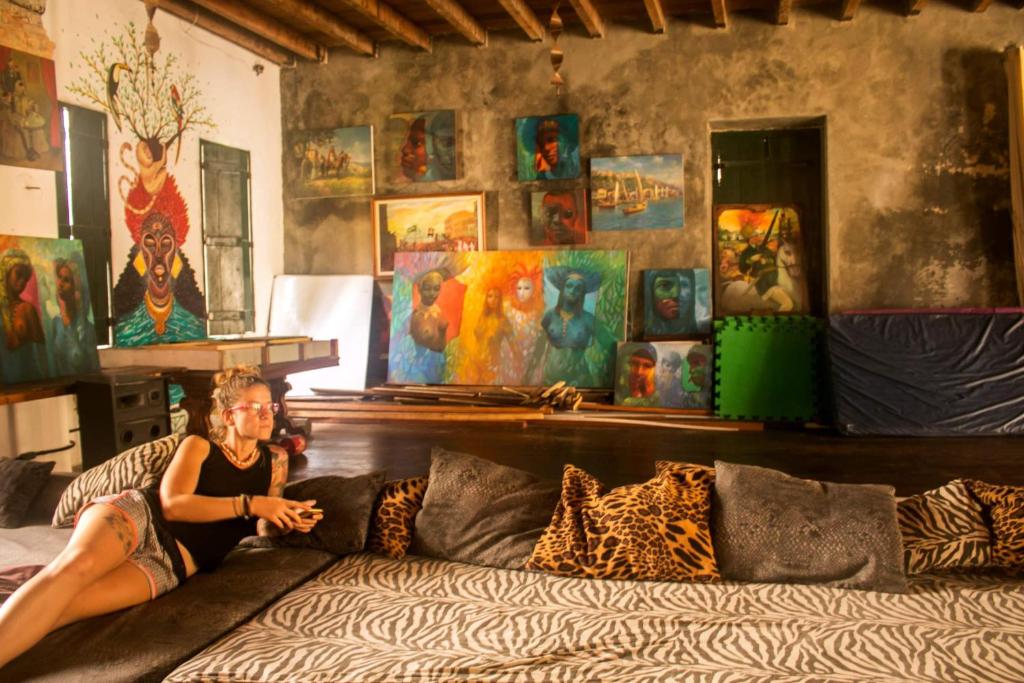 Postel nebo postele na pokoji v ubytování Fusion Guesthouse