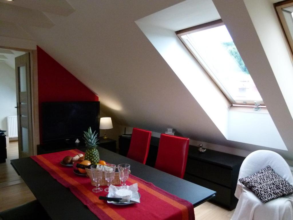 Posedenie v ubytovaní Apartament BB koło Cerkwi