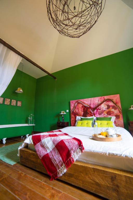 Postel nebo postele na pokoji v ubytování Santa Maria Hostel