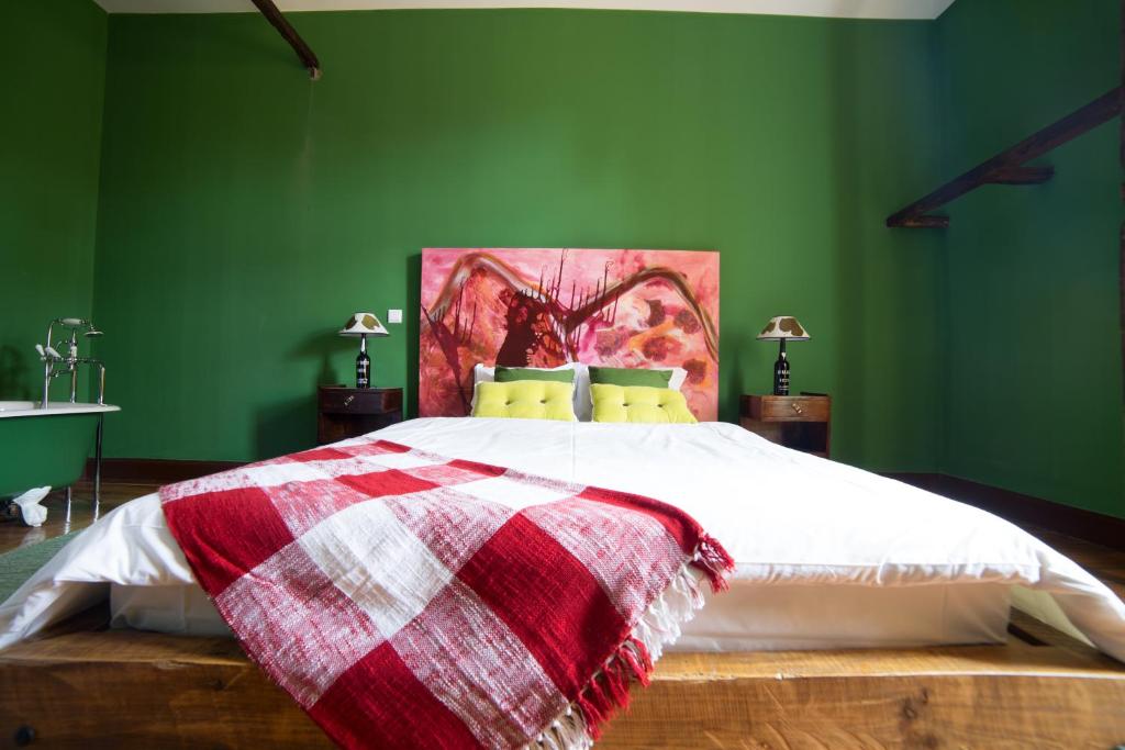 Postel nebo postele na pokoji v ubytování Santa Maria Hostel