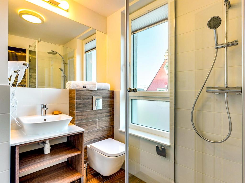 Kúpeľňa v ubytovaní Chrobry Apartamenty Gdańsk Grodzka 10