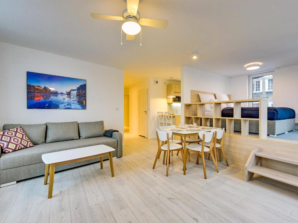 Posedenie v ubytovaní Chrobry Apartamenty Gdańsk Grodzka 10