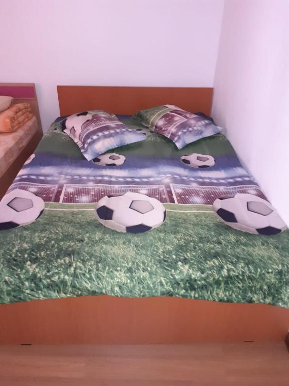 Postel nebo postele na pokoji v ubytování Casa Denisa Vidraru transfgarasan