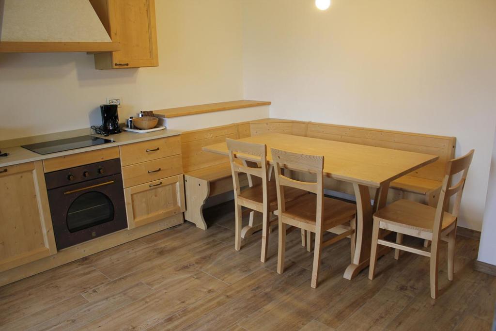 Kuchyň nebo kuchyňský kout v ubytování Residence Elettra