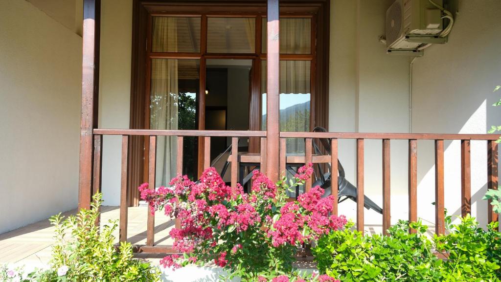 Zahrada ubytování Cevizdibi Hotel