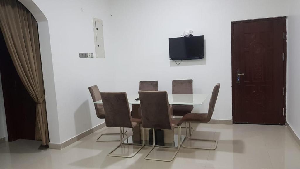 TV a/nebo společenská místnost v ubytování Orient Apartments