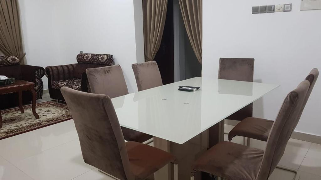 Posezení v ubytování Orient Apartments