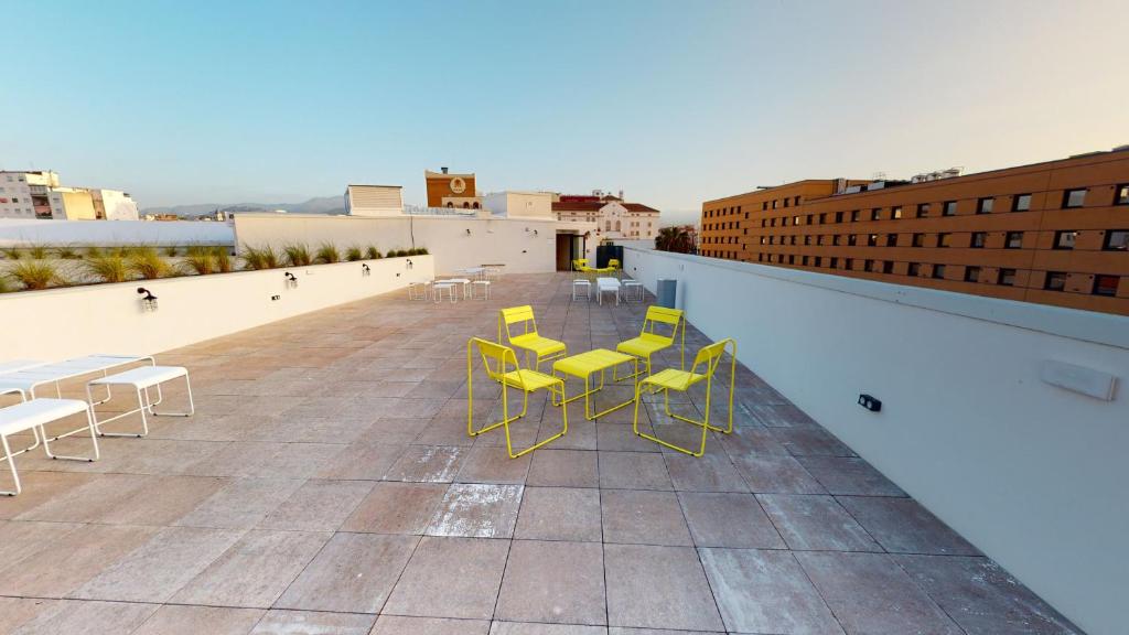 Balkón alebo terasa v ubytovaní Residencia Universitaria Resa Málaga Centro