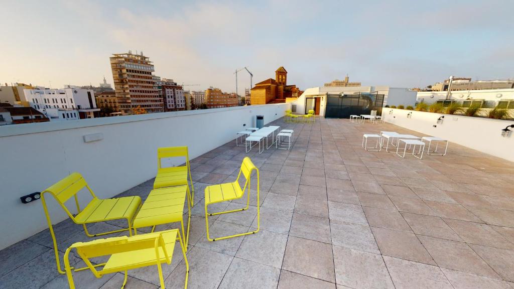 Balkón alebo terasa v ubytovaní Residencia Universitaria Resa Málaga Centro