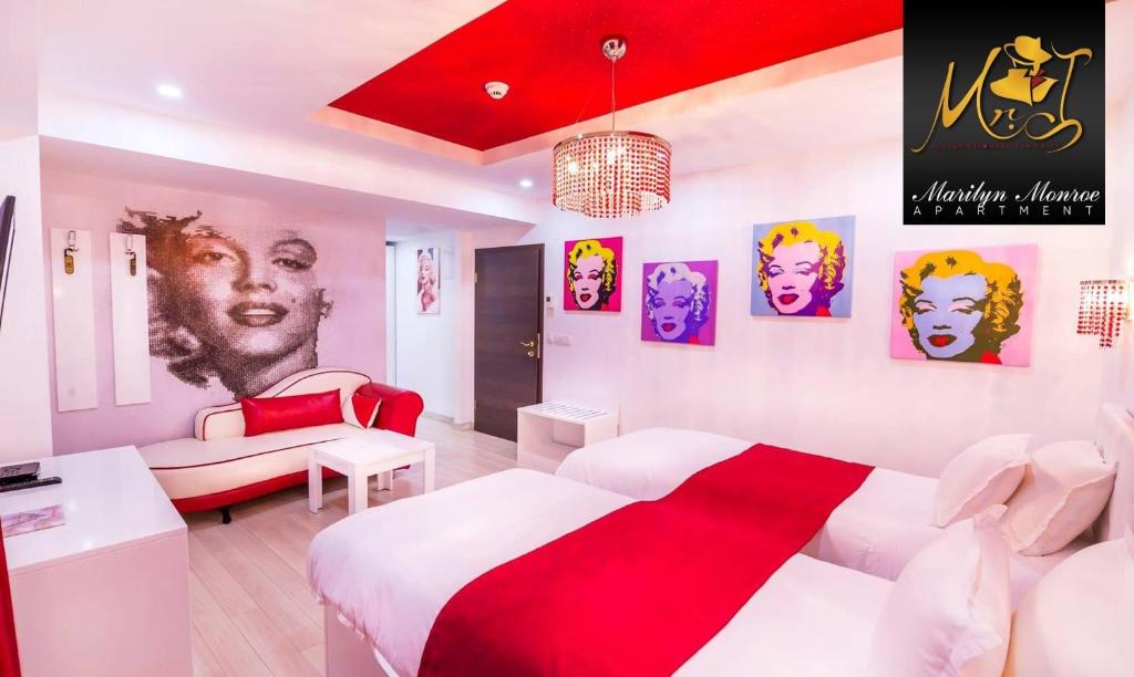 Mr.I Boutique Hotel & Bar - Marilyn Monroe - Wohnung Mit Französischem Balkon Seeblick