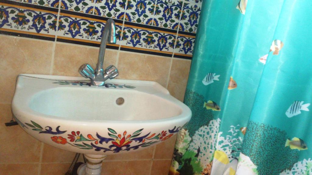 Koupelna v ubytování Dar El Amen Appartements