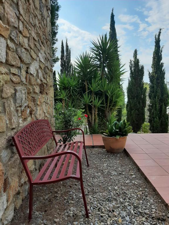 Zahrada ubytování Villa Claudine