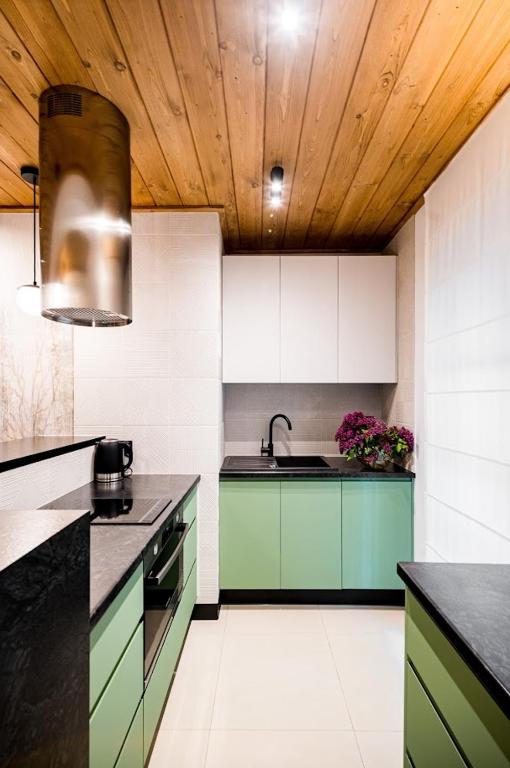 Kuchyňa alebo kuchynka v ubytovaní Apartament Wenecja