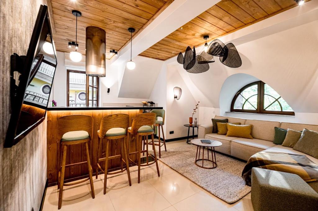 Posedenie v ubytovaní Apartament Wenecja