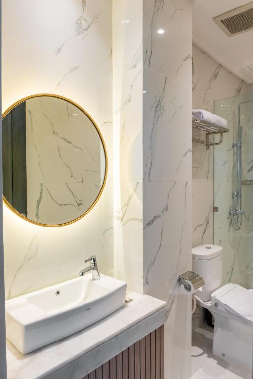 Koupelna v ubytování Kala Hotel Semarang