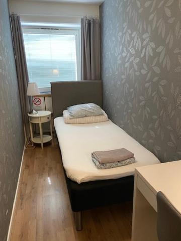 Postel nebo postele na pokoji v ubytování Helsingborgs Vandrarhem, Helsingborg Hostel