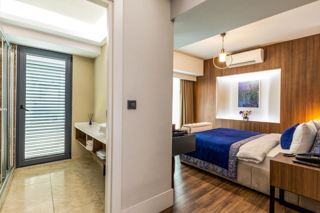 Postel nebo postele na pokoji v ubytování Union Hotel Port