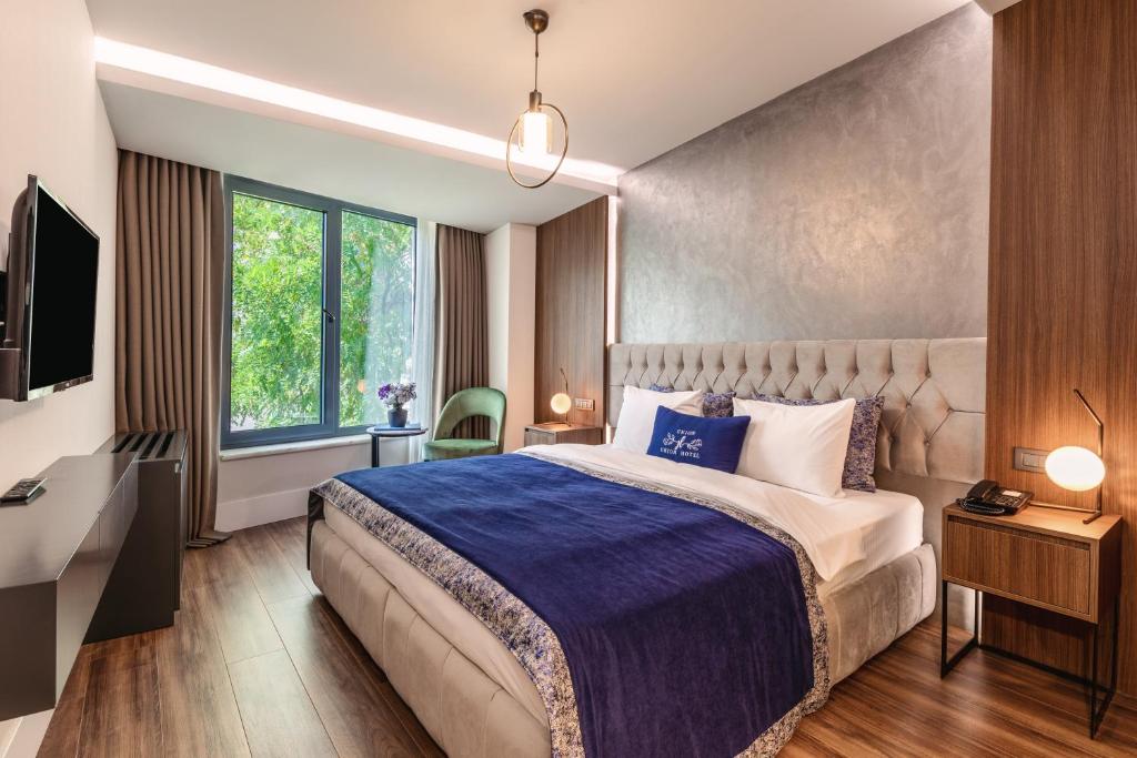 Postel nebo postele na pokoji v ubytování Union Hotel Port