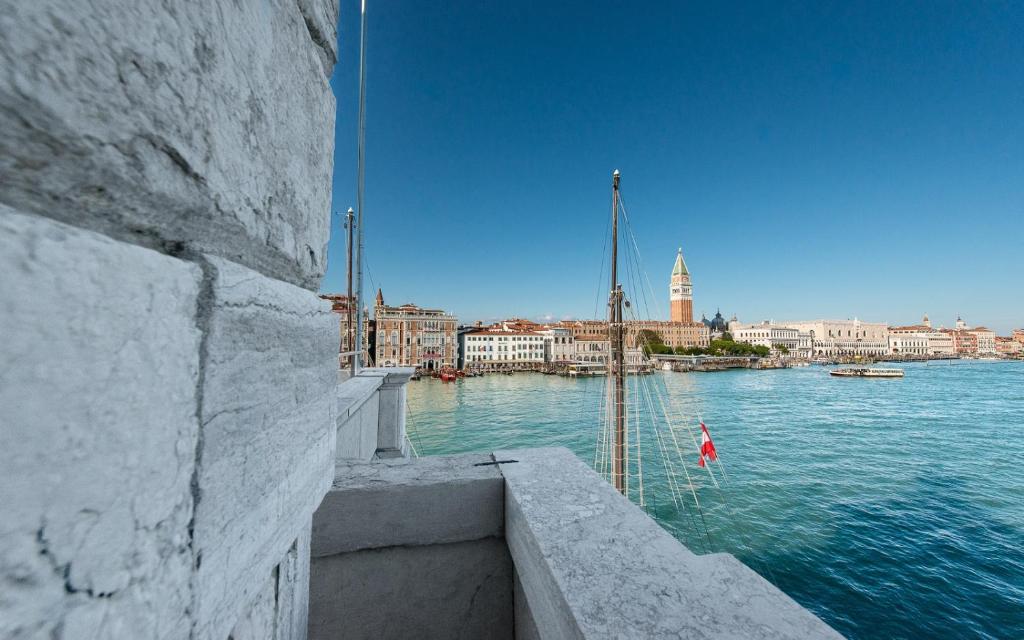 a view of a body of water with a city at Monaco &amp; Grand Canal in Venice